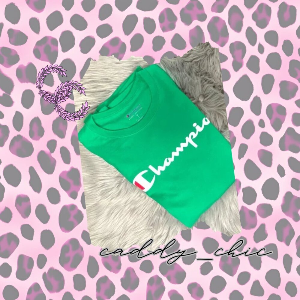 NWOT Champion Unisex Fit Tee - Kelly Green, Size M